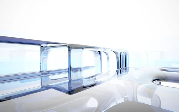 Abstract glass interior — Stock Photo, Image