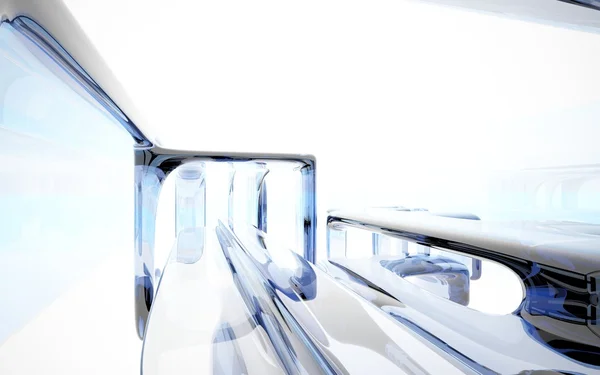 Abstract glass interior — Stock Photo, Image