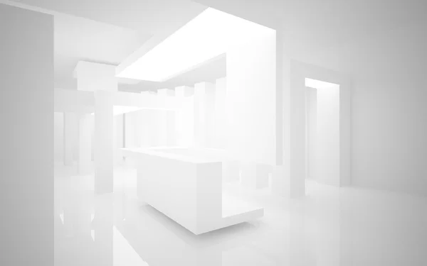 Abstracto interior blanco —  Fotos de Stock