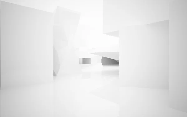 Abstract white interior — Stock Photo, Image