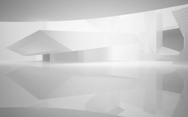 Abstract white interior — Stock Photo, Image