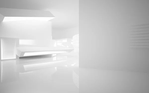 Abstract white interior — Stock Photo, Image