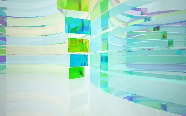 Abstract glass interior — Stock Photo, Image