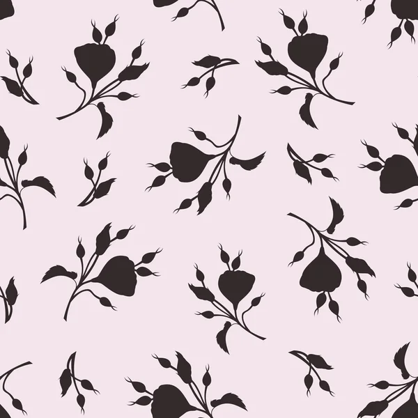 Άνευ ραφής ροζ λουλουδάτο μοτίβο. εικονογράφηση φορέας. — Διανυσματικό Αρχείο