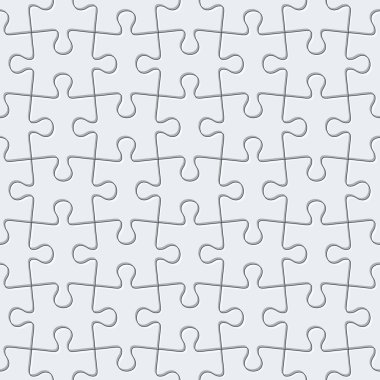 Parçalı bulmaca sorunsuz arka plan. Vektör çizim.