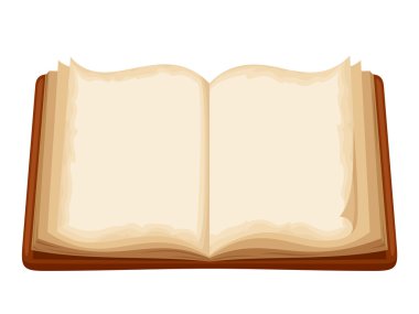 kitap açın. vektör çizim.