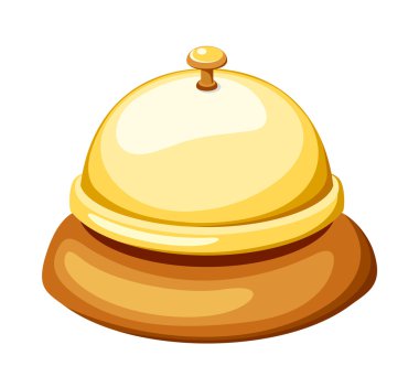 Altın alımı bell. Vektör çizim.