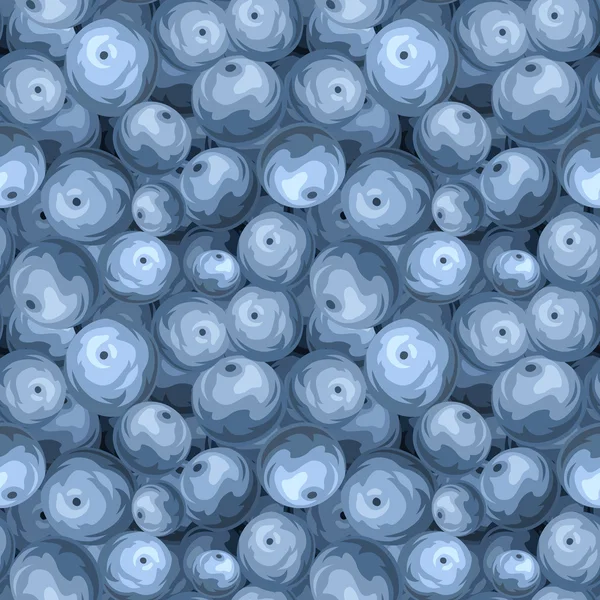 Sömlös bakgrund med blåbär. Vektor illustration. — Stock vektor