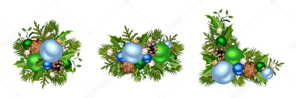 Sfondi Natalizi Vettoriali.Vettore Sfondi Natalizi Verdi Decorazioni Di Natale Blu E Verde Illustrazione Di Vettore Vettoriali Stock C Naddya 92150396