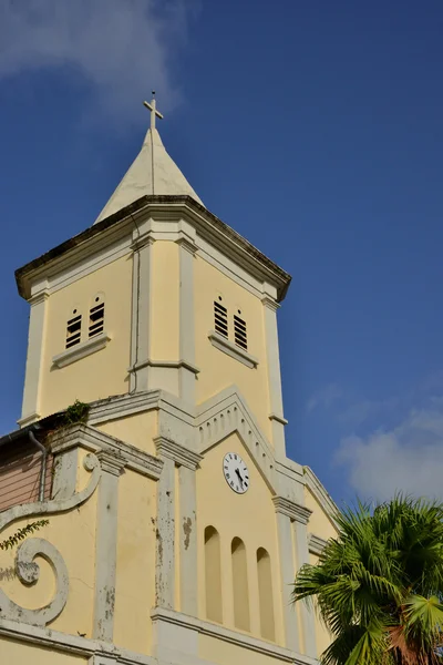 Мартиника, живописный город Le Saint Esprit в West Indies — стоковое фото