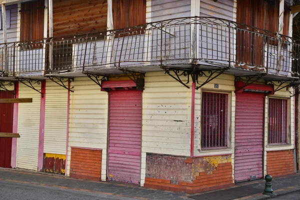 Martinica, pitoresca cidade de Le Saint Esprit nas Índias Ocidentais — Fotografia de Stock