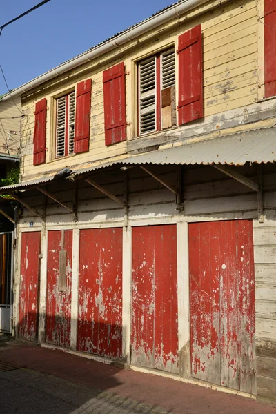 Мартиника, живописный город Le Saint Esprit в West Indies — стоковое фото