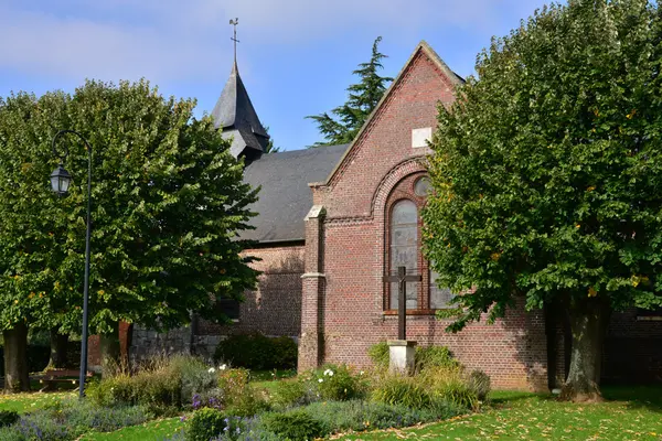 Frankreich, malerisches dorf les hogues in der normandie — Stockfoto