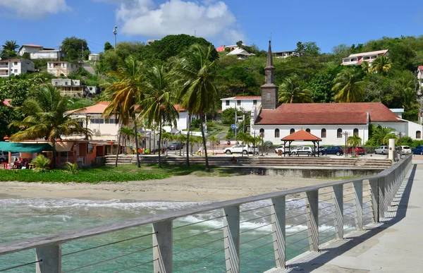 Martinica, pittoresca città di Le Diamant nelle Indie Occidentali — Foto Stock