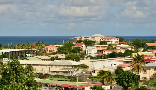 Martinique, die malerische Stadt Le Vauclin in Westindien — Stockfoto