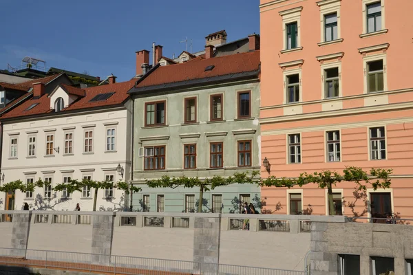 Eslovenia, pintoresca e histórica ciudad de Liubliana — Foto de Stock