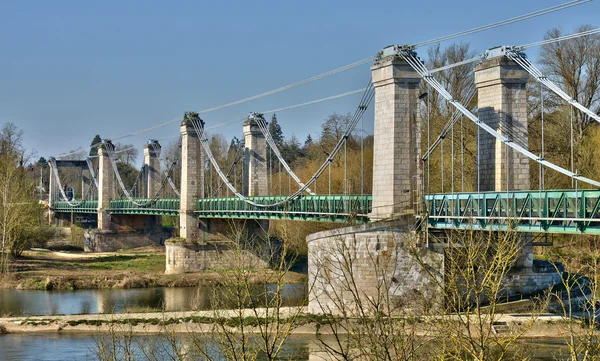 Francia, pittoresco villaggio di Chatillon sur Loire — Foto Stock