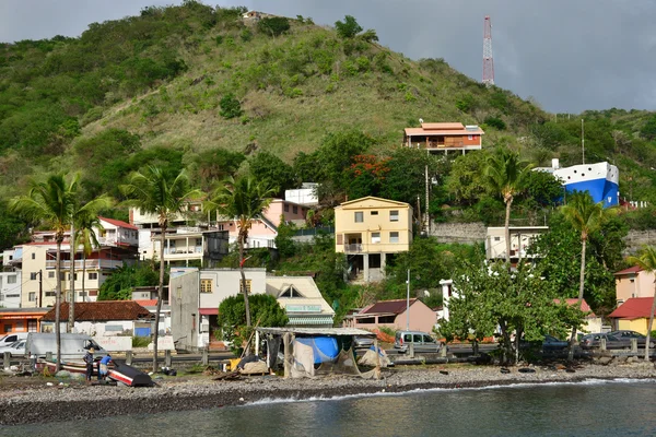 Martinik, malebné vesnici Bellefontaine v západní Indii — Stock fotografie