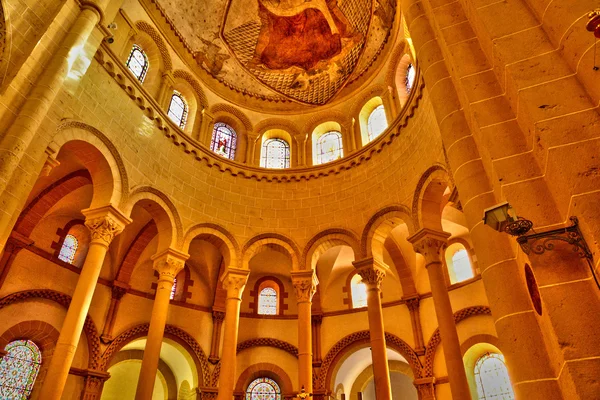 Bourgogne, the picturesque basilica of Paray le Monial — Stock Photo, Image