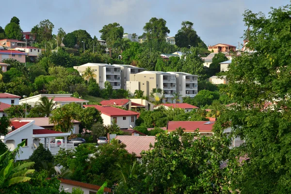 Martinica, pitoresca cidade de Ducos nas Índias Ocidentais — Fotografia de Stock