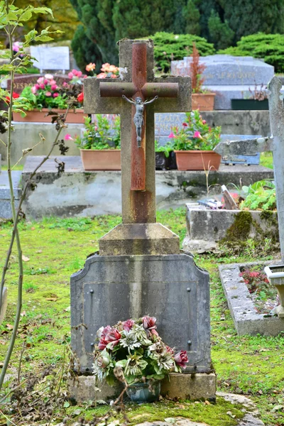 Het pittoreske dorp van Saint Lambert des Bois, Frankrijk — Stockfoto