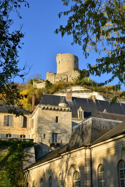 Francja, malowniczego zamku La Roche Guyon — Zdjęcie stockowe