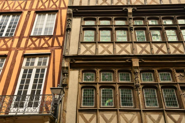 France ; la ville pittoresque de Rouen en Seine Maritime — Photo