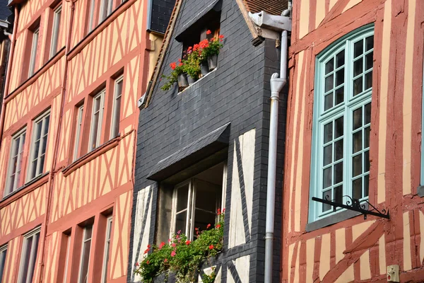 France ; la ville pittoresque de Rouen en Seine Maritime — Photo