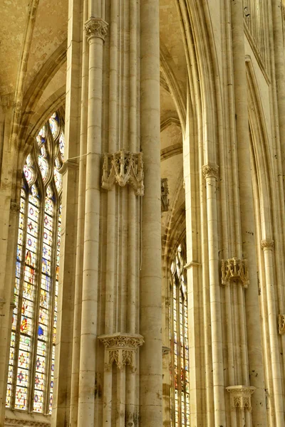 France; the Saint Ouen church of Rouen in Seine Maritime — Stock Photo, Image