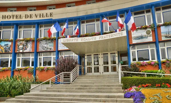 Saint Valery en Caux, France ,the city hall — Stock Photo, Image