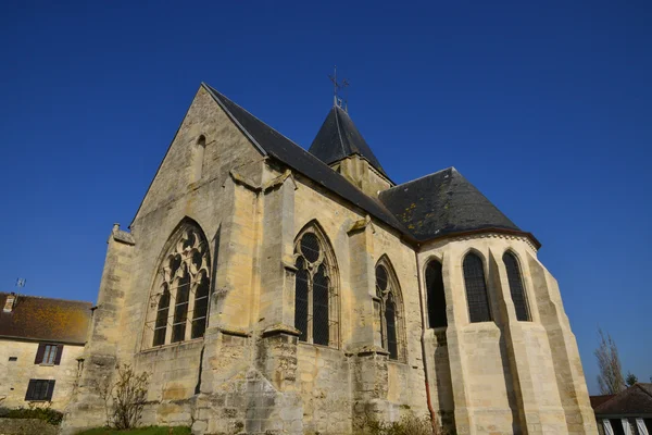 Nous, France - 14 mars 2016 : village pittoresque en hiver — Photo