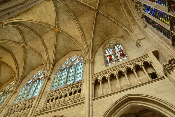 The city of Les Andelys in normandie — Stock Photo, Image