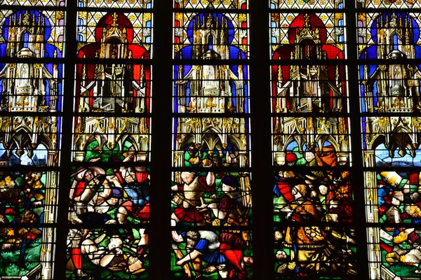 França; a igreja Saint Ouen de Rouen in Seine Maritime — Fotografia de Stock