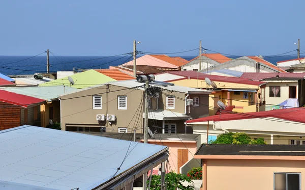 Martinica, pitoresca aldeia de Grand Riviere nas Índias Ocidentais — Fotografia de Stock