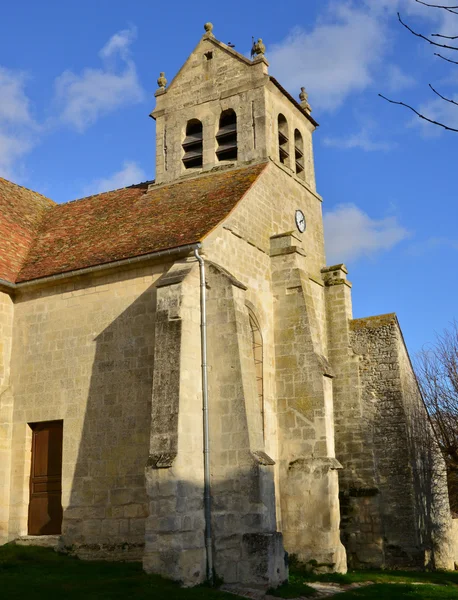 Francia, il pittoresco villaggio di Wy dit Joli Village — Foto Stock