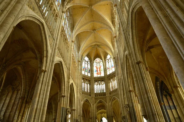 France; the Saint Ouen church of Rouen in Seine Maritime — Stock Photo, Image