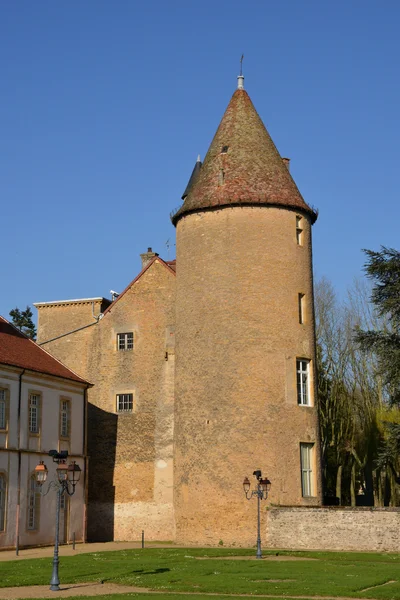 Saone et Loire, malowniczej miejscowości Paray le Monial — Zdjęcie stockowe
