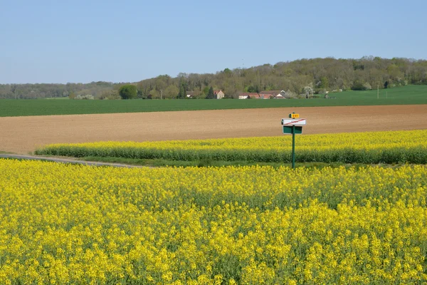 Sagy, Frankrike - april 18 2015: den pittoreska byn — Stockfoto