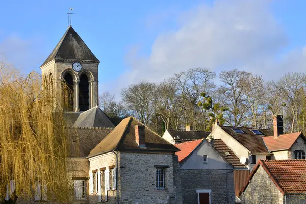 França, a pitoresca aldeia de Seraincourt — Fotografia de Stock