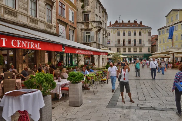 Croația; orașul pitoresc și istoric Split din Balcani — Fotografie, imagine de stoc