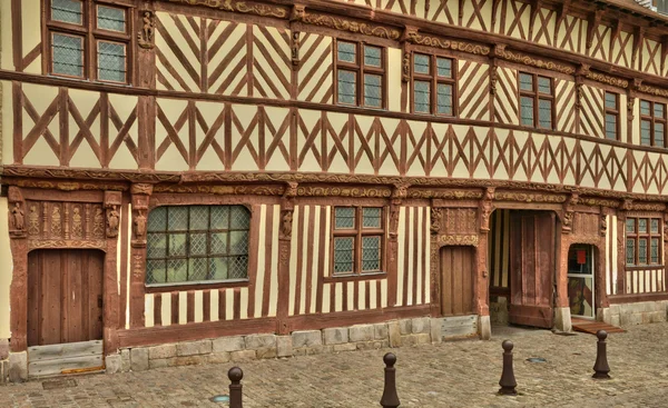 Saint Valery en Caux, France, Henri 4 house — стоковое фото