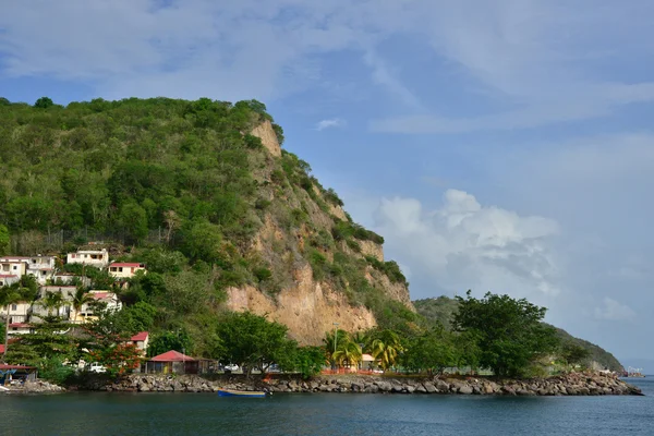 马提尼克岛，风景如画的村庄里贝尔方丹在西印度群岛 — 图库照片