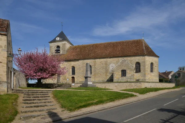 Franța, satul pitoresc Sagy — Fotografie, imagine de stoc