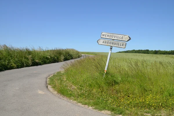 Menouville, franz - 6. april 2015: die landschaft in der nähe des teufels — Stockfoto