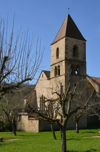 Francia, pintoresco pueblo de Jalogny en Saone et Loire — Foto de Stock