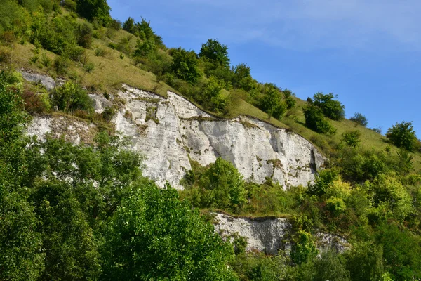 Město Les Andelys v normandie — Stock fotografie