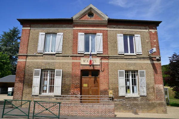 Harquency, France - august 10 2015 : the city hall — Stock Photo, Image