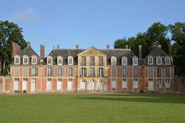 França, castelo histórico de Mussegros em Ecouis na Normandia — Fotografia de Stock
