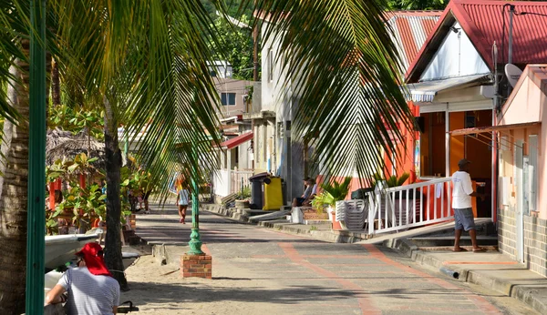 Martinique, Les Anses pitoresk şehir d Batı'Arlet ben — Stok fotoğraf