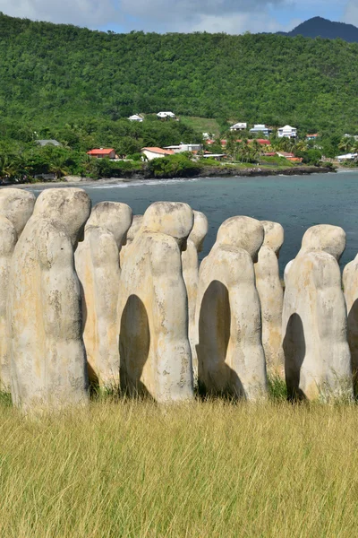 マルティニーク島、西インド諸島のマルティニクの美しい町 — ストック写真